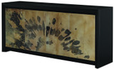 Currey and Company - 3000-0032 - Credenza - Karlson - Stained Vellum/Caviar Black
