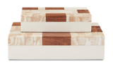 Currey and Company - 1200-0446 - Box Set of 2 - 1940s - Beige/Brown/Ivory/Natural