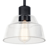 Kichler - 52405BK - One Light Mini Pendant - Eastmont - Black