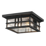 Kichler - 49834BKT - Two Light Outdoor Ceiling Mount - Beacon Square - Textured Black