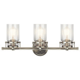 Kichler - 45689NI - Three Light Bath - Brinley - Brushed Nickel