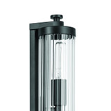 Kichler - 45649BK - Four Light Linear Bath - Azores - Black