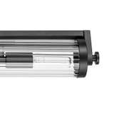 Kichler - 45649BK - Four Light Linear Bath - Azores - Black