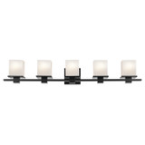 Kichler - 45193BK - Five Light Bath - Tully - Black