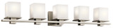 Kichler - 45193AP - Five Light Bath - Tully - Antique Pewter