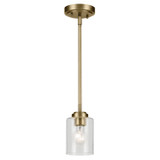 Kichler - 44032NBR - One Light Mini Pendant - Winslow - Natural Brass