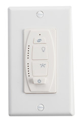 Kichler - 370036WHTR - 6 Speed DC Wall Transmitter - Accessory - White Material (Not Painted)