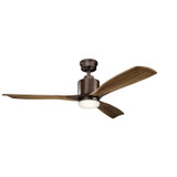 Kichler - 300027OBB - 52"Ceiling Fan - Ridley II - Oil Brushed Bronze