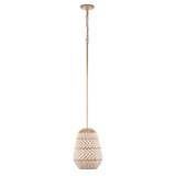 Crystorama - ZAN-9011-SG - One Light Pendant - Zanzibar - Soft Gold