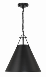 Crystorama - XAV-B8305-MK - Three Light Pendant - Xavier - Matte Black