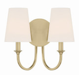 Crystorama - PAY-922-VG - Two Light Wall Sconce - Payton - Vibrant Gold
