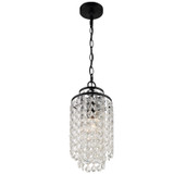 Crystorama - GAB-B7301-MK - One Light Chandelier - Gabrielle - Matte Black
