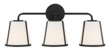 Crystorama - FUL-913-BK - Three Light Bath - Fulton - Black