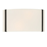 Crystorama - FUL-902-BK - Two Light Wall Sconce - Fulton - Black