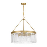 Crystorama - EMO-5406-MG - Eight Light Chandelier - Emory - Modern Gold