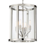 Crystorama - DEV-B8004-PN - Four Light Mini Chandelier - Devon - Polished Nickel