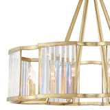 Crystorama - DAR-1018-DT - Eight Light Chandelier - Darcy - Distressed Twilight