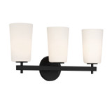 Crystorama - COL-103-BK - Three Light Wall Sconce - Colton - Black