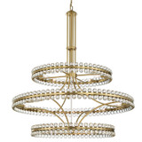 Crystorama - CLO-8000-AG - 24 Light Chandelier - Clover - Aged Brass