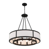 Crystorama - BRY-8008-BF - Eight Light Chandelier - Bryant - Black Forged
