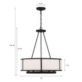 Crystorama - BRY-8008-BF - Eight Light Chandelier - Bryant - Black Forged