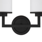 Crystorama - BRY-8002-BF - Two Light Wall Sconce - Bryant - Black Forged