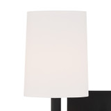 Crystorama - BRO-452-BF - Two Light Wall Sconce - Bromley - Black Forged