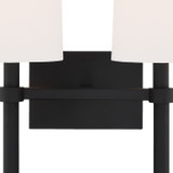Crystorama - BRO-452-BF - Two Light Wall Sconce - Bromley - Black Forged