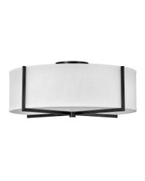 Hinkley - 41710BK - LED Foyer Pendant - Axis Off White - Black