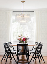 Crystorama - ADD-308-AG-CL - Nine Light Chandelier - Addis - Aged Brass