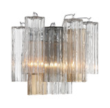 Crystorama - ADD-302-CH-AU - Two Light Wall Sconce - Addis - Polished Chrome