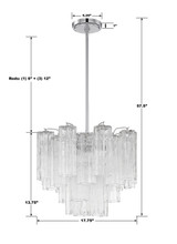 Crystorama - ADD-300-CH-CL - Four Light Chandelier - Addis - Polished Chrome