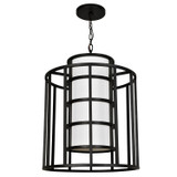 Crystorama - 9597-MK - Six Light Chandelier - Hulton - Matte Black