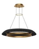 Visual Comfort Modern - SLCH55927WBKHAB - LED Chandelier - Noa - Hand Rubbed Antique Brass
