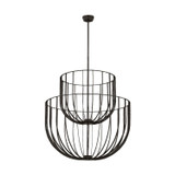 Visual Comfort Modern - SLCH33027AI - LED Chandelier - Sanchi - Aged Iron