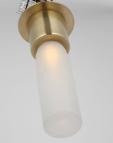 Visual Comfort Modern - KWFM49927CEHAB - LED Flush Mount - Volver - Hand Rubbed Antique Brass