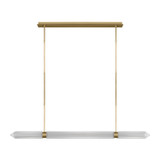 Visual Comfort Modern - AKLS28627BR-277 - LED Linear Chandelier - Langston - Plated Brass