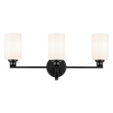 Kichler - 55226BK - Three Light Bath - Gioe - Black