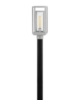 Hinkley - 1001SI-LV - LED Post Top or Pier Mount Lantern - Republic - Satin Nickel