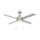 W.A.C. Lighting - F-106L-BN - LED Flush Mount Ceiling Fan - Quade - Brushed Nickel