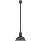 Visual Comfort Signature - TOB 5802MBK-MBK - LED Pendant - Academy Barn Light - Matte Black