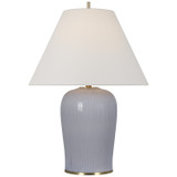 Visual Comfort Signature - TOB 3604PBC-L - LED Table Lamp - Opera - Polar Blue Crackle