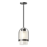 Hubbardton Forge - 362555-SKT-MULT-80-FD0744 - One Light Outdoor Pendant - Alcove - Coastal Black