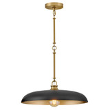 Hinkley - 48167LCB-BK - LED Pendant - Sadie - Lacquered Brass