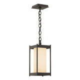 Hubbardton Forge - 362021-SKT-77-GG0730 - One Light Outdoor Lantern - Cela - Coastal Dark Smoke