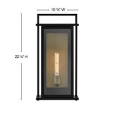 Hinkley - 24025BK - LED Wall Mount - Langston - Black