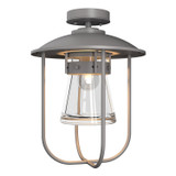 Hubbardton Forge - 356015-SKT-78-ZM0467 - One Light Outdoor Semi-Flush Mount - Erlenmeyer - Coastal Burnished Steel