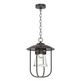 Hubbardton Forge - 356010-SKT-14-ZM0467 - One Light Outdoor Pendant - Erlenmeyer - Coastal Oil Rubbed Bronze