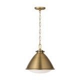 Visual Comfort Studio - LP1111TWB - One Light Pendant - Hayward - Time Worn Brass