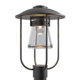 Hubbardton Forge - 347295-SKT-80-ZM0467 - One Light Outdoor Post Mount - Erlenmeyer - Coastal Black